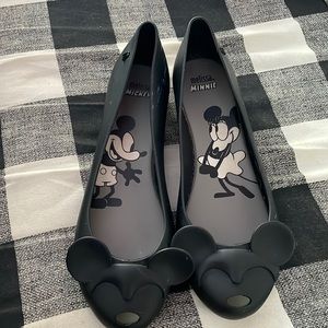 Melissa Disney Mickey Black Flats